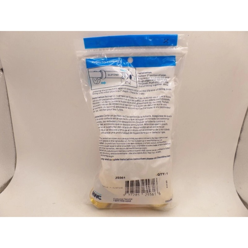 SHARKBITE 25561 3/4" PUSH-TO-CONNEC