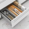 SYAOYI Bamboo Drawer Organizer - Kitchen Drawer Utensil Organizer Office