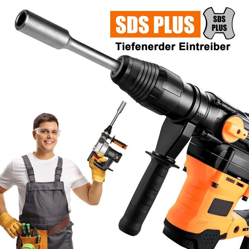 Niuny SDS Plus Ground Nail Driver, Diameter 13.5 mm, Sleeve