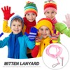 SUPVOX Elastic Mitten Clips - Glove Clips for Kids,Adjustable Mitten