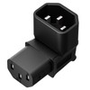 Vellcon [3Pack] IEC 320 C14 to C13 Right Angle AC