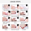 MEMEDA Esmalte de gel para uñas, Milky White, 7.4 ml