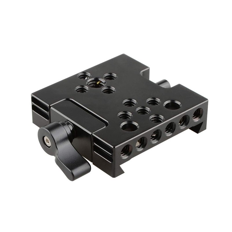 CAMVATE Quick Release Adapter Baseplate Slide In Style For Manfrotto