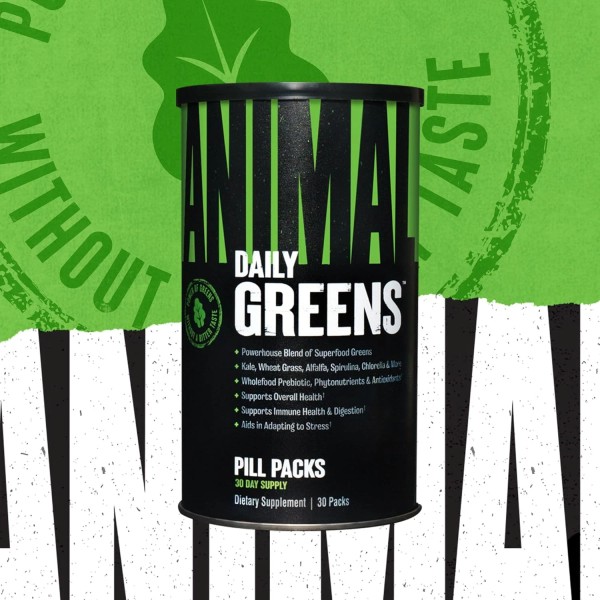 Daily Greens Pill Packs - Kale, Wheat Grass, Alfalfa &