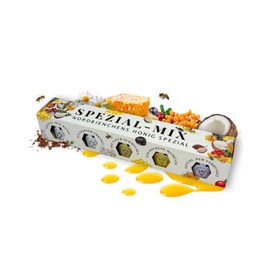 Nordbienchen® Special Mix Set of 5 Honey 30 g – Natural Honey without Additives – Various Honey Types – Elegant Honey Gift Set from Germany – Honey Sweet Spread Tasting Set
