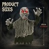 Halloween Decorations Outdoor Ground Zombie Decor, Animated Yard Prop