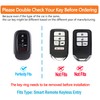 Sindeda for Honda Key Fob Cover with Keychain Soft Full