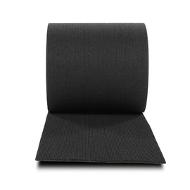 PIT66 9in x 50ft Boat Trailer Bunk Carpet, Black Outdoor Ribbed Marine Carpet Bunk for Boat Trailer Runner Boat Lift Bunks