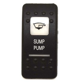 Chaparral Boat Rocker Switch Actuator | Sump Pump Black/White