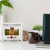 Pet Memorial Picture Frame - Set of 2 - Thanks