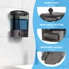 SVAVO Wall Mounted Soap Dispenser Kitchen Bathroom Manual Soap Dispenser