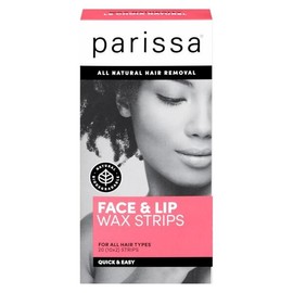 Parisaa 파리사 내추럴 페이스 & 립 왁스 스트립 | 민감한 피부를 위한 초보자 친화적이고 순한 제품 어퍼 립, 턱, 페이스용 즉석 20개 (10 x 2) Parisah Natural Face & Lip Wax Strip | Beginner Friendly and Gentle Depilatory Wax for Sensitive Skin Upper Lip, Chin, Face 20ea (10 x 2)