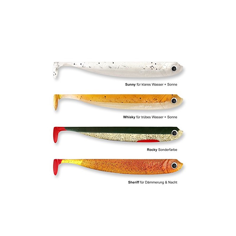 Lieblingsköder Rubber Fishing Bait for Perch Zander Pike 12.5 cm,