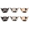 Abaodam 3 Pairs Metal High Heel Protectors Pointed Toe Caps