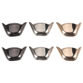 Abaodam 3 Pairs Metal High Heel Protectors Pointed Toe Caps Shoe Covers Durable Heel Caps for High Heels Protection and Decoration