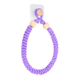 uxcell Toilet Paper Holder, Toilet Tissue Holder Wall Mounted Towel Rings for Home Bathroom Decoration Light Purple