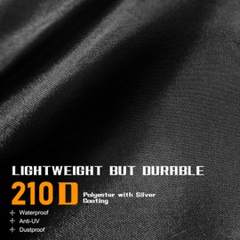 Riding Lawn Mowers Cover Waterproof Outdoor,Durable Anti-UV 210D Tearproof Ride On Tractor Covers, Pefectly Fits Decks Up to 54" John Deere Cub Cadet Lawnmower,All Weather,72"Lx54"Wx46"H-Essential