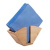 Relaxdays Wooden Napkin Holder, Bamboo Coffee Filter Dispenser, Napkin Stand,