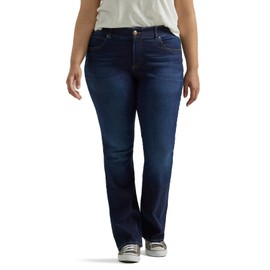 Lee Women's Size Ultra Lux Comfort with Flex Motion Bootcut Jean, Main Thrill, 20 Plus