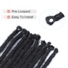 Kraler 24" Thick Dreadlock Extensions, 20 Strands 1cm Width SE