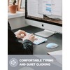 TECKNET Wireless Keyboard and Mouse Combo, Mini Cordless Computer Keyboard