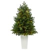 Nearly Natural 3.5ft. Washington Fir Artificial Christmas Tree with 50