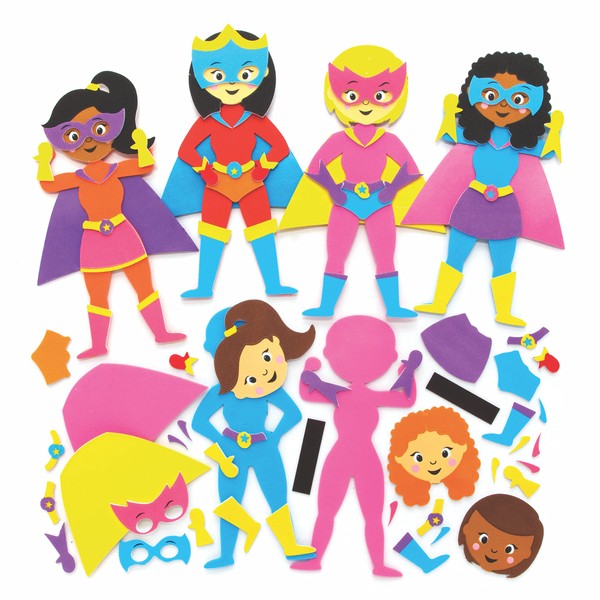 Baker Ross Super Mum Mix & Match Magnets - Pack