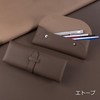 COGURE COPEN Pencil Case, Genuine Leather, Simple, Stylish, Unisex, Gift