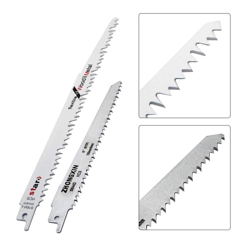 Supertool 10 x Reciprocating Saw Blades for Wood Saw Blades