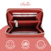 Baur Women's Genuine Leather Wallet, Mini Wallet with RFID Protection,