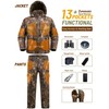 NEW VIEW Camo Hunting Clothes for Men, Quiet Warm Fleece