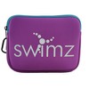 Swimz Large protective Neoprene Goggle storage Pouch (Purple/Blue/White)