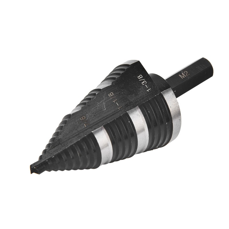 3/16 to 1‑3/8in Step Drill M2 High Speed Steel Nitrided