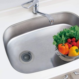 Belca SP-225 Drainage, Garbage Receptor, Easy to Place, No Storage, For Diameter 3.1 inches (8 cm), Diameter 3.1 inches (7.9 cm), Height 1.2 inches (3 cm), Gray, Mini Kitchen Size