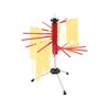 Fox Run Collapsible Pasta Drying Rack, 18.5 Inches, Red