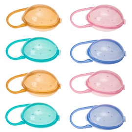 Abaodam Pacifier Container Dummy Holder for Babies Safe Sturdy Easy to Clean Plastic Holder
