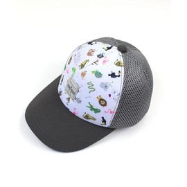 Escape 10333002 Mesh Cap, Boys, Black, Black, 52.0 cm