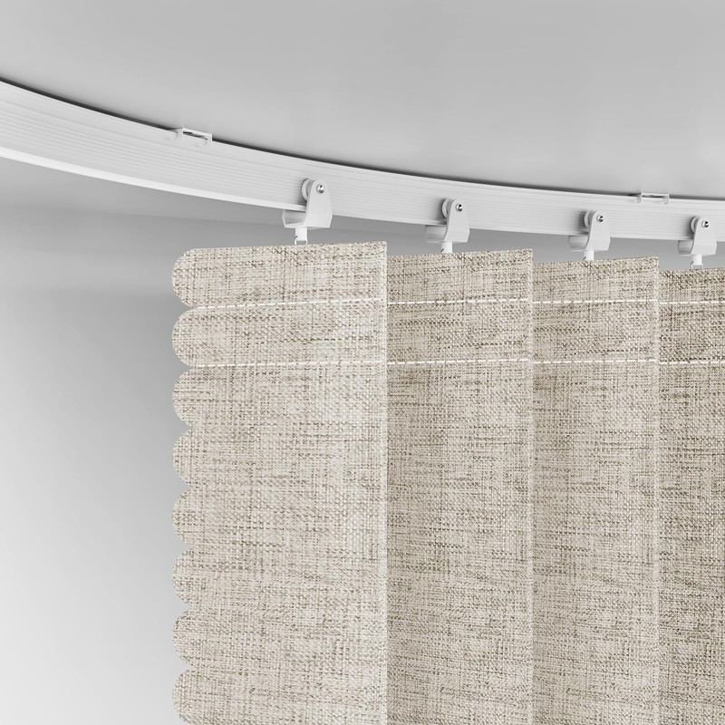 AJAZZ 100% Blackout Room Divider Curtains - Total Privacy Curtain