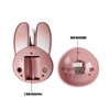 YOCUNKER Bluetooth Wireless Mouse, Cute Rabbit Shape【Blutooth+2.4G】 Portable Silent Optical