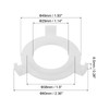 PATIKIL E27 to E14 Lamp Shade Reducing Ring, 15 Pack