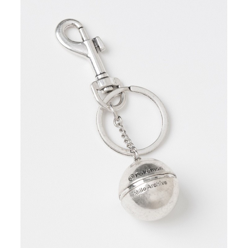 Milo Archive [Pokémon] Monster Ball Pendant Keyring [Silver]