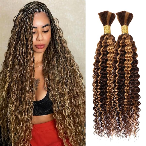 18 Inch Human Braiding Hair for Boho Braids Human Hair