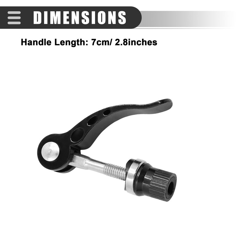 Motoforti Universal Bicycle Quick Release Binder Bolt, 12.3cm Length