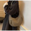 Hobo Bag for Women Men Nylon Crossbody Crescent Adjustable Shoulder
