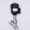 Pneumatic Angle Seat Valve, 304 Stainless Steel, Single-Acting with Spring