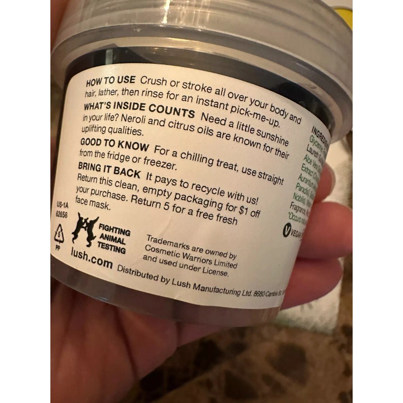 Lush (NEW) LUSH Happy For S.A.D. Shower Jelly (3.5 oz)