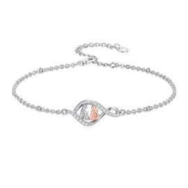 YYB Gifts for Sister From Sister Infinity Bracelet for Women 925 Sterling Silver Forever My Sisters Friend Friendship Bracelets Jewelry Gifts for Women