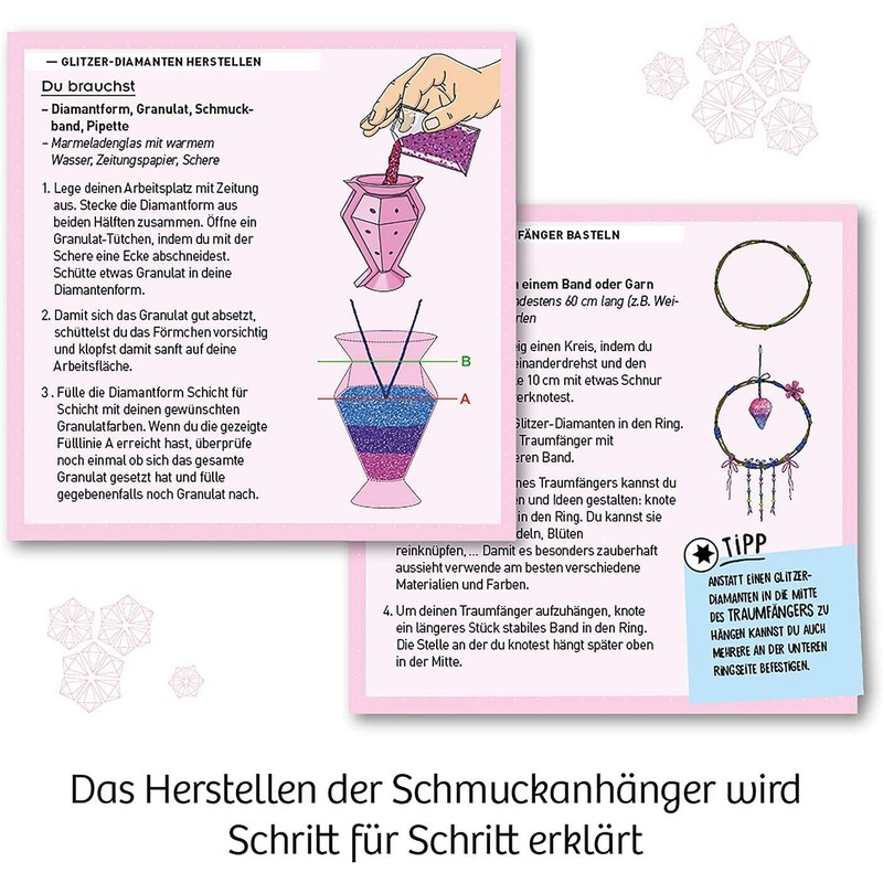 Kosmos 657758 Glitter Diamonds Kids Experiment Set