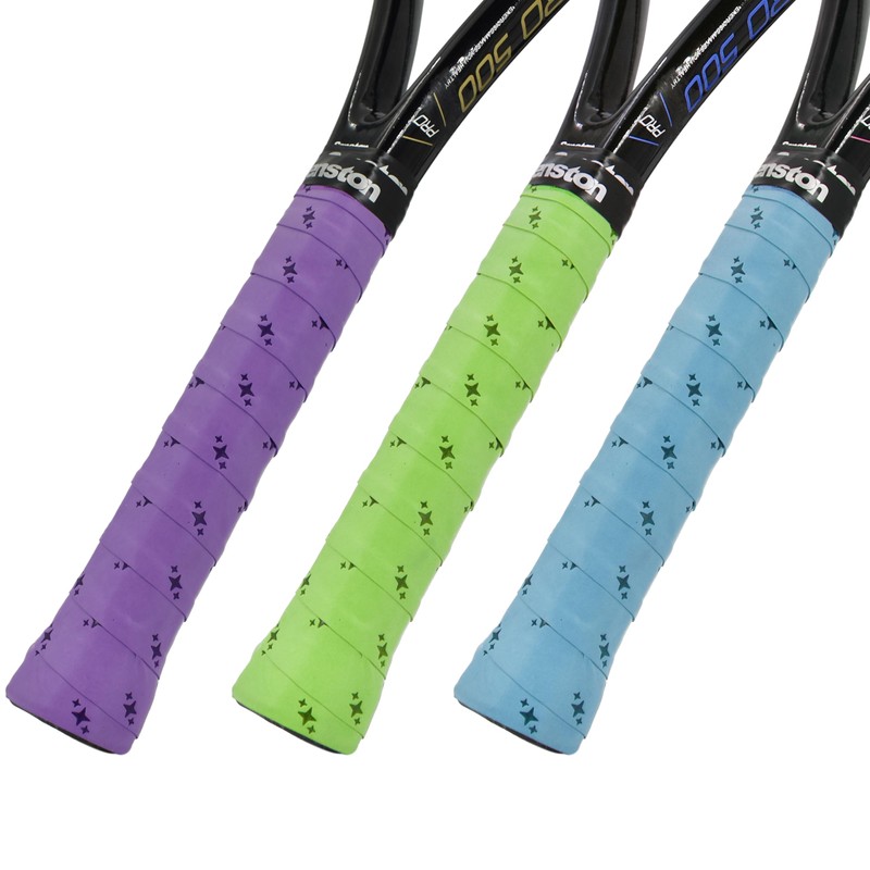 Senston 3pcs Racket Grip Tapes Twinkling Stars Overgrips For Racket
