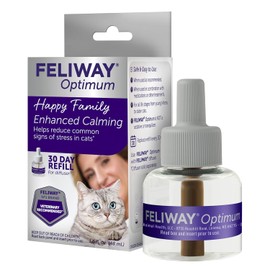 FELIWAY Optimum Cat Difusor de feromonas calmantes Mejorado, Recambio de 30 días, 1 Paquete